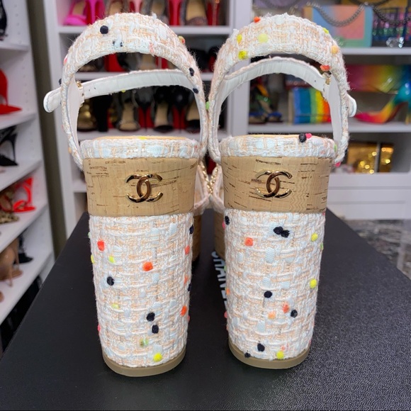 NWT CHANEL wedges, 41 - Picture 5 of 11